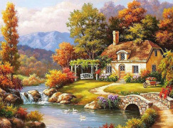 Алмазная мозаика на подрамнике 40х50