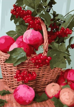 Корзина с ягодами фруктами