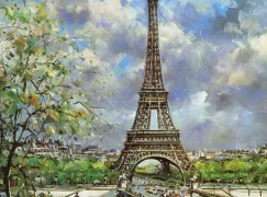 Алмазная мозаика на подрамнике 40х50