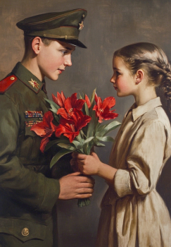 Картина по номерам на холсте и подрамнике 40х50 см