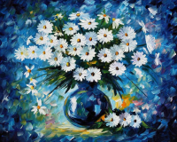 Алмазная мозаика круглыми стразами 40x50: Алмазная мозаика на подрамнике 40х50