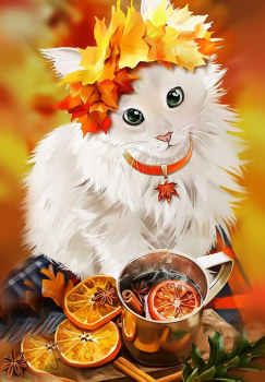 Осенний котик