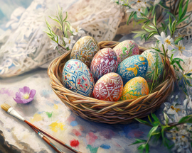 Картина по номерам на холсте и подрамнике 40х50 см - Картина по номерам на холсте и подрамнике 40х50 см