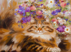 Летний день на даче (худ. Котинова Г.)