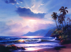 Алмазная мозаика на подрамнике 40х50